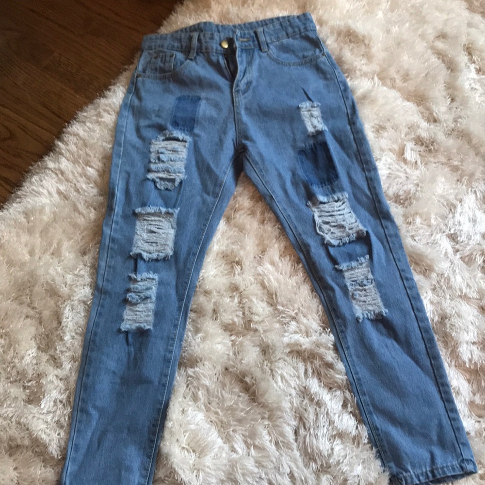 ripped jeans